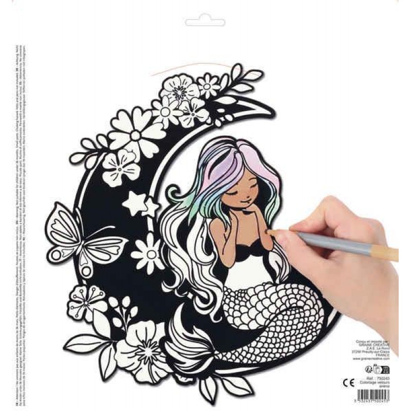 Velvet Colouring - Mermaid