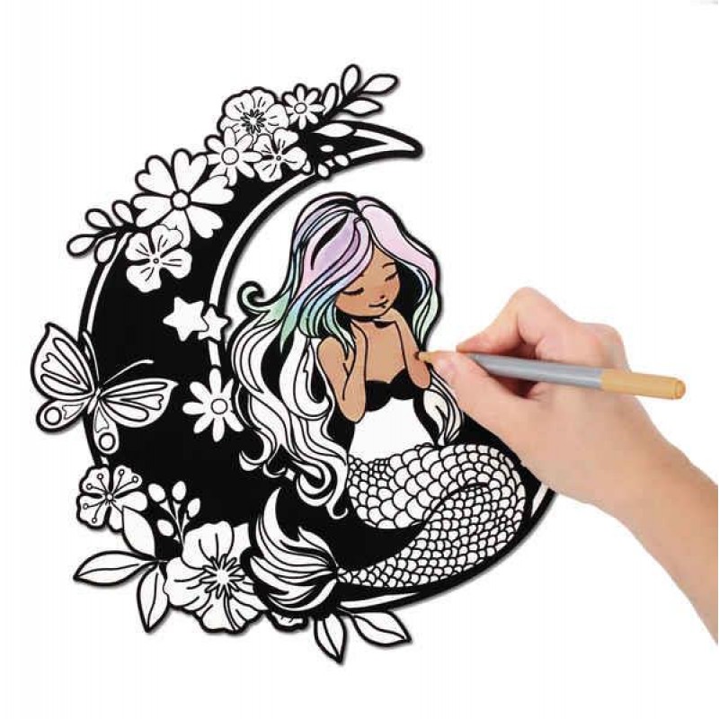 Velvet Colouring - Mermaid