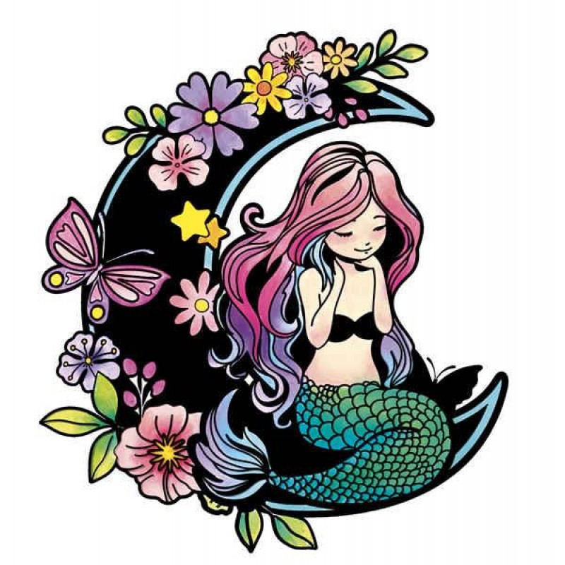 Velvet Colouring - Mermaid
