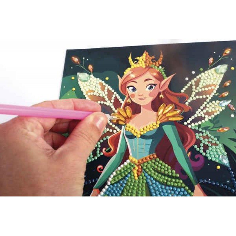 Diamond Art Cards - Fairy Forest 3τεμ