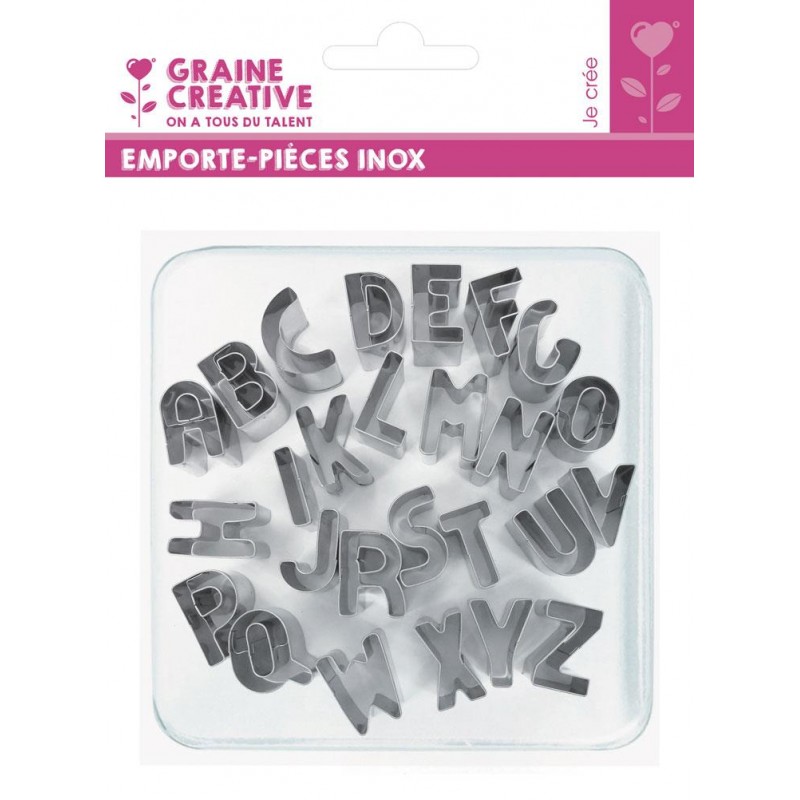Σετ 26 Μεταλλικά Κουπ Πατ ABC 5 x 25 mm