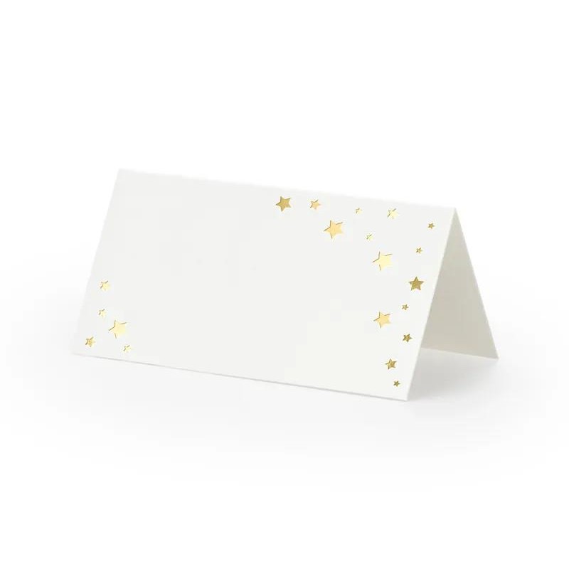 Place Cards Lets Celebrate - Stars 9.5x5.5cm 10τεμ