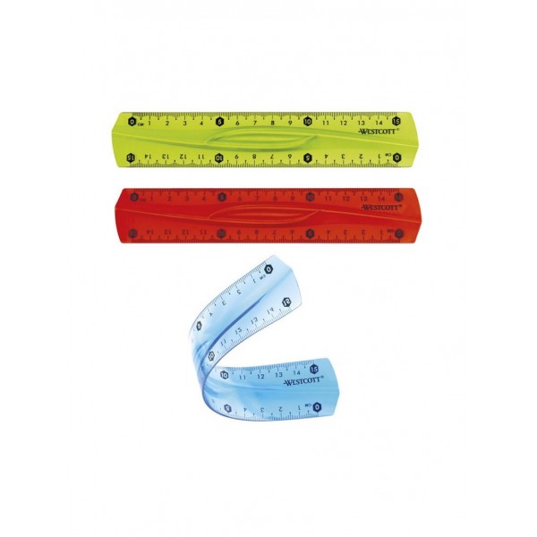 Westcott Χάρακας Πλαστικός Flexible 15cm