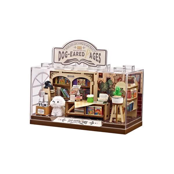 3D Puzzle Mini World Shop in a box Dog-Eared Pages