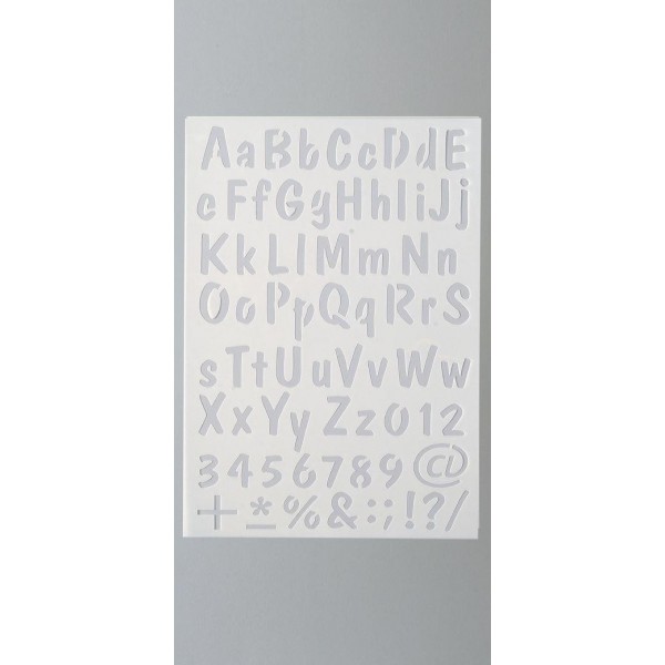 Stencil Α4 Γράμματα-Αριθμοί Stencil Α4 Γράμματα-Αριθμοί