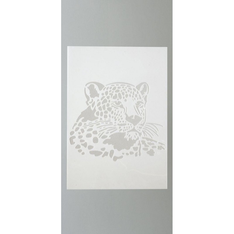 Stencil Α4 Λεοπάρδαλη