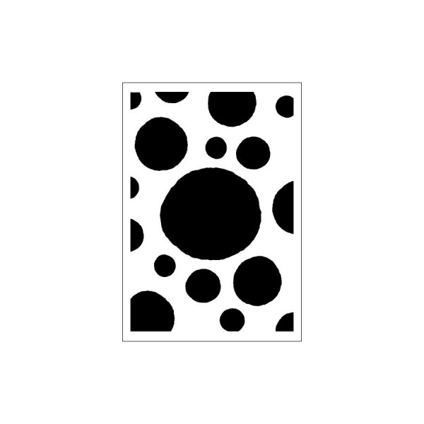 Stencil A5 Mixed Circles