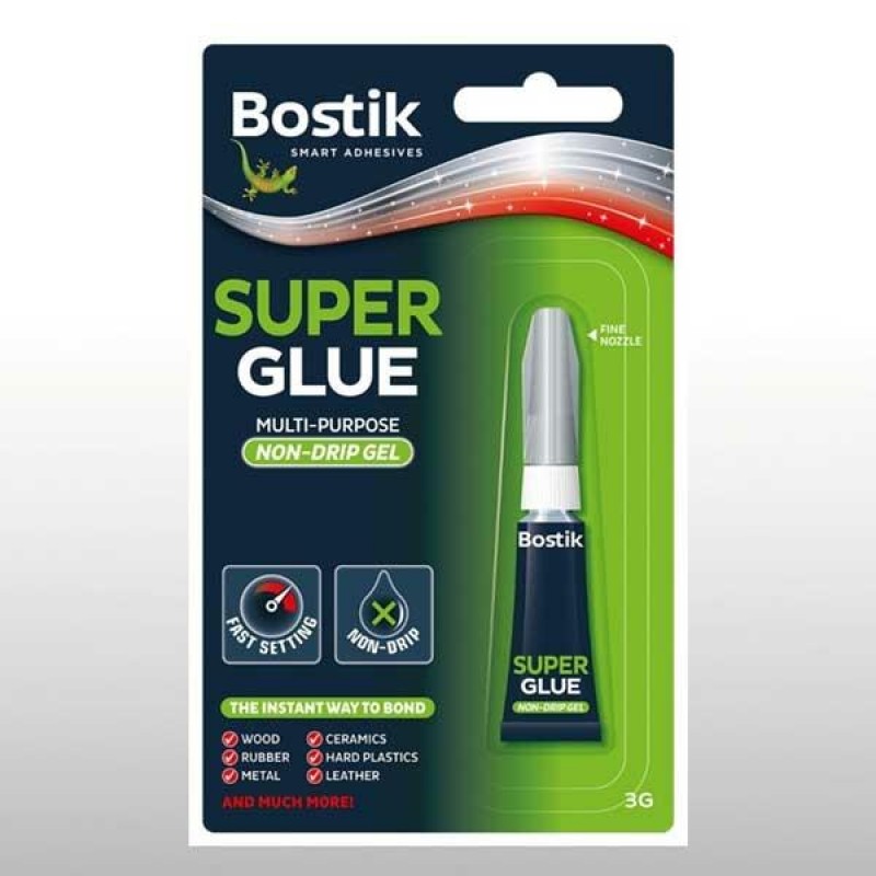 Bostik Κυανοακρυλική κόλλα gel 3gr