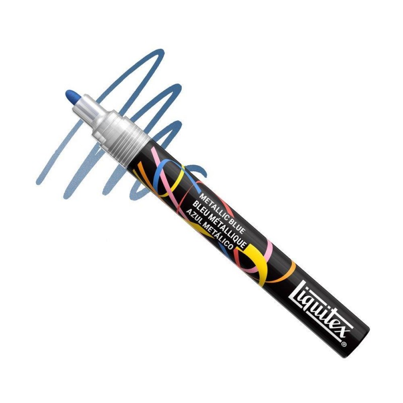 Liquitex Ακρυλικός Μαρκαδόρος 2mm Metallic Blue Liquitex Ακρυλικός Μαρκαδόρος 2mm Metallic Blue