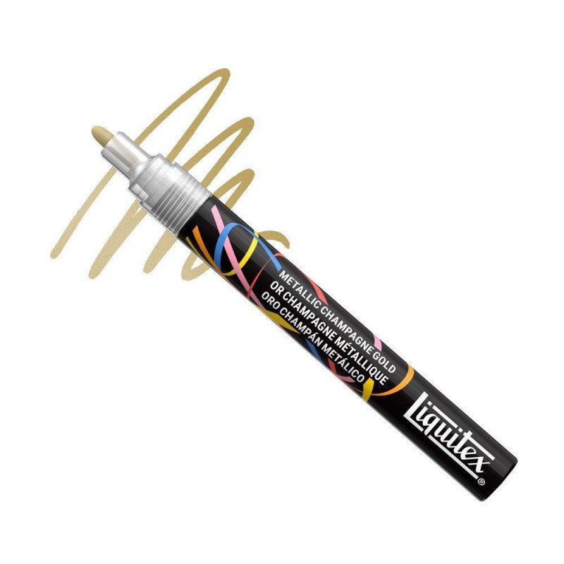 Liquitex Ακρυλικός Μαρκαδόρος 2mm Metallic Champagne Gold Liquitex Ακρυλικός Μαρκαδόρος 2mm Metallic Champagne Gold
