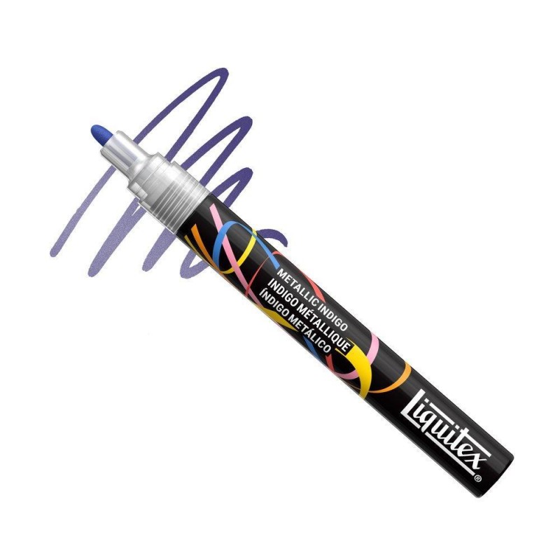 Liquitex Ακρυλικός Μαρκαδόρος 2mm Metallic Indigo Liquitex Ακρυλικός Μαρκαδόρος 2mm Metallic Indigo