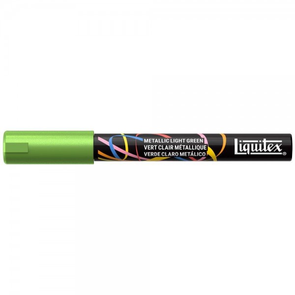 Liquitex Ακρυλικός Μαρκαδόρος 2mm Metallic Light Green