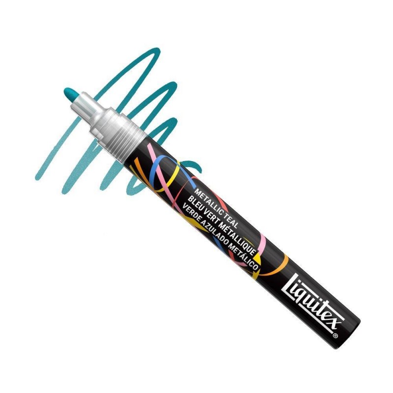 Liquitex Ακρυλικός Μαρκαδόρος 2mm Metallic Teal Liquitex Ακρυλικός Μαρκαδόρος 2mm Metallic Teal