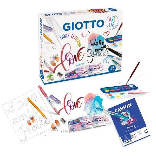 Giotto Art Lab Σετ Δημιουργίας Fancy Lettering Giotto Art Lab Σετ Δημιουργίας Fancy Lettering