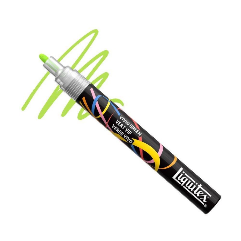 Liquitex Ακρυλικός Μαρκαδόρος 2mm Vivid Green Liquitex Ακρυλικός Μαρκαδόρος 2mm Vivid Green