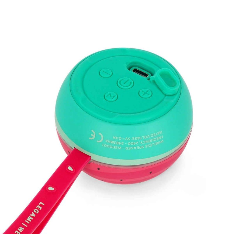Legami Singing In The Summer - Water Resistant Wireless Speak - Watermelon