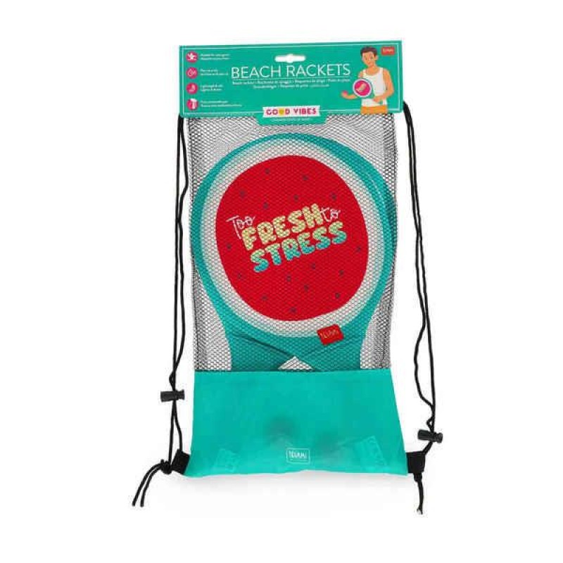 Legami Beach Rackets - Neoprene Beach Rackets - Watermelon