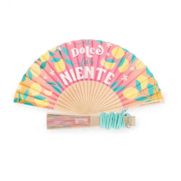 Legami Folding Fan - Dolce Far Niente