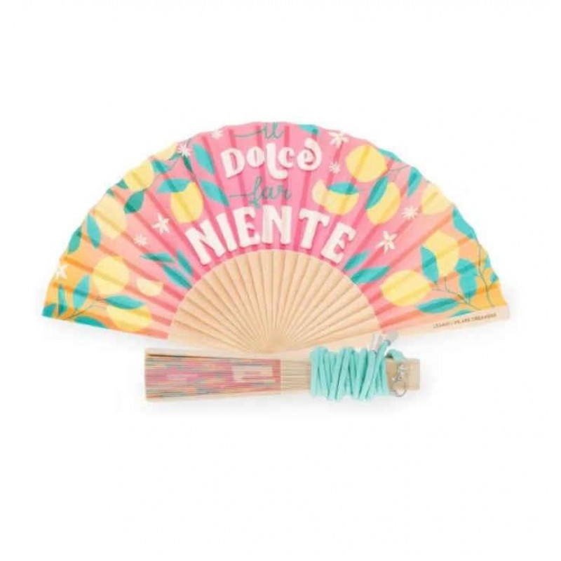 Legami Folding Fan - Dolce Far Niente
