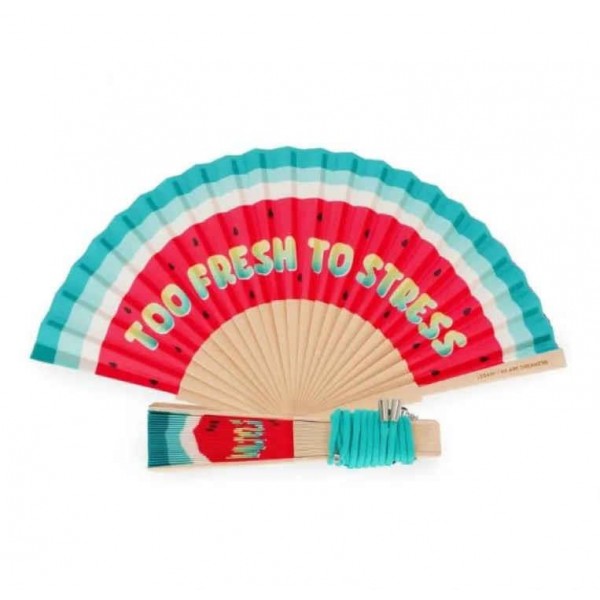 Legami Folding Fan - Watermelon