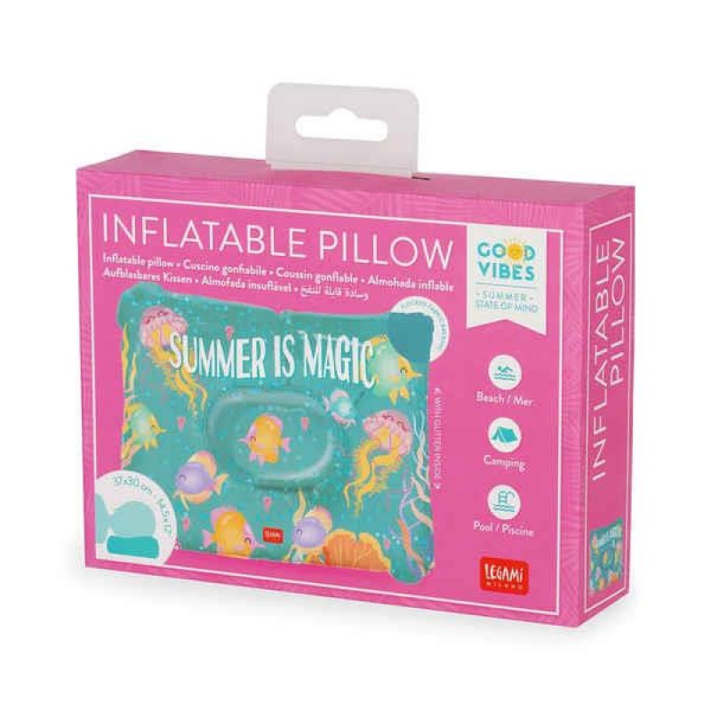 Legami Inflatable Pillow - Summer Is Magic