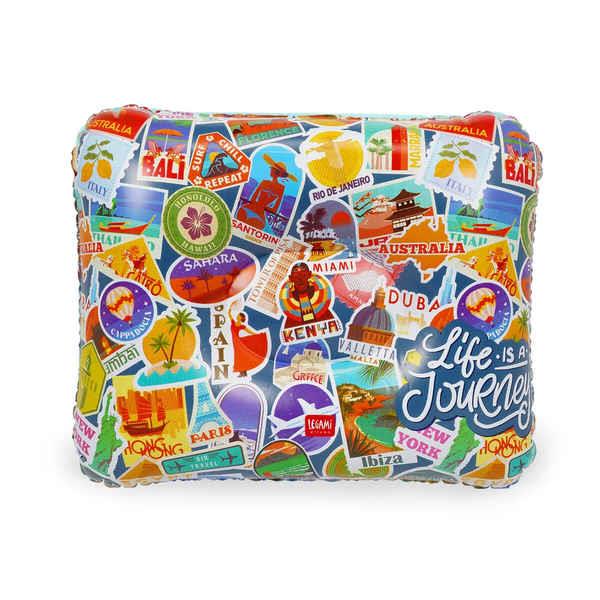 Legami Inflatable Pillow - Travel - Stickers