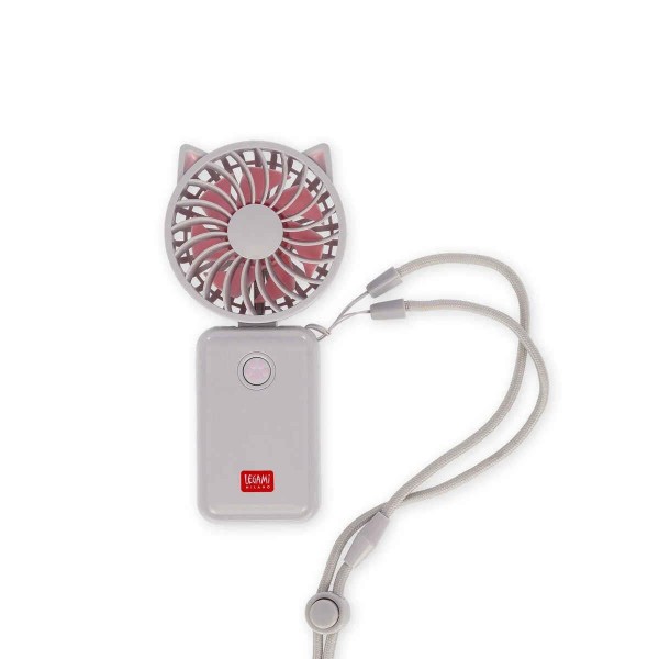 Legami Rechargeable Foldable Fan - Kitty Legami Rechargeable Foldable Fan - Kitty