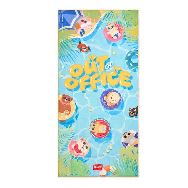 Legami Beach Towel - Out Of Office