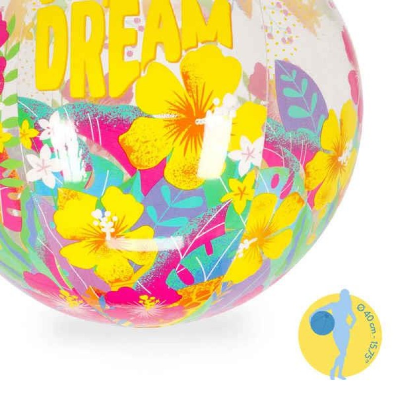 Legami Inflatable Glitter Beach Ball Tropicana Dream