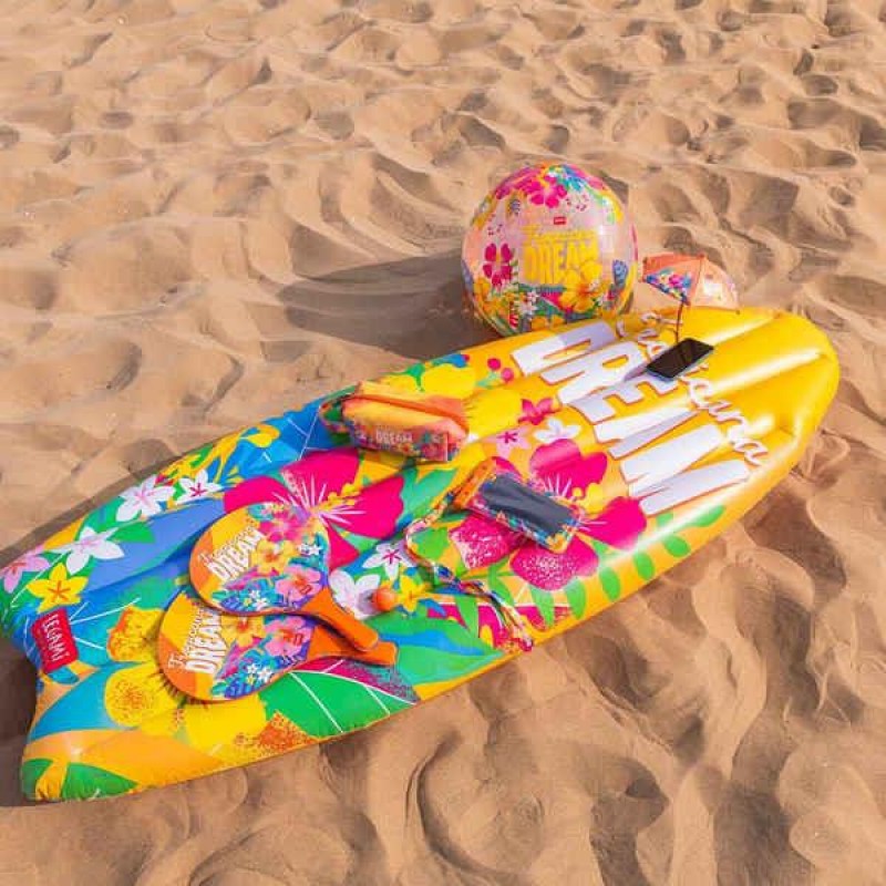 Legami Inflatable Glitter Beach Ball Tropicana Dream