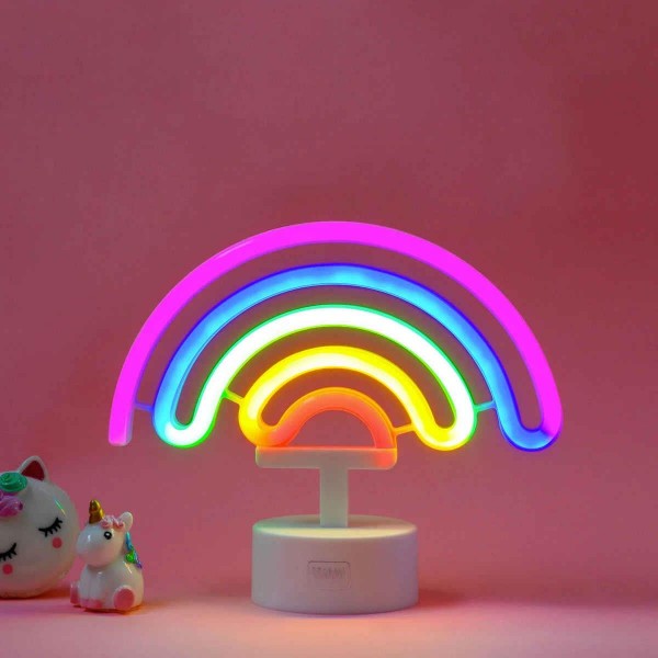Legami Neon-Effect LED Lamp Its a Sign Rainbow Legami Neon-Effect LED Lamp Its a Sign Rainbow