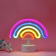 Legami Neon-Effect LED Lamp Its a Sign Rainbow