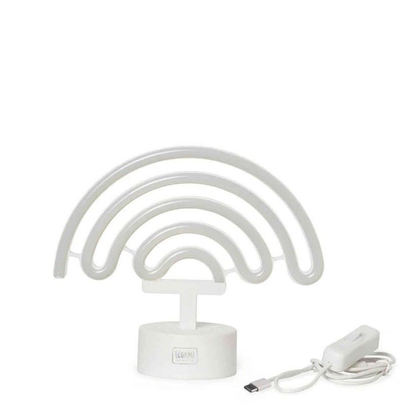 Legami Neon-Effect LED Lamp Its a Sign Rainbow