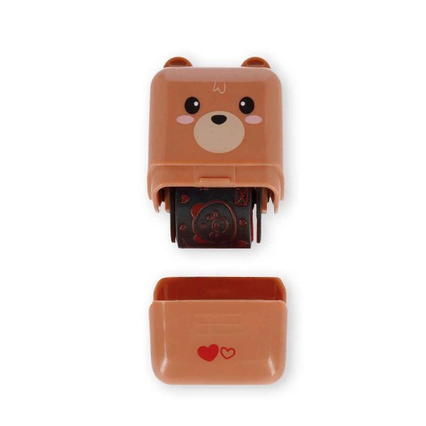 Legami Deco Roller Stamp - Teddy Bear  Brown