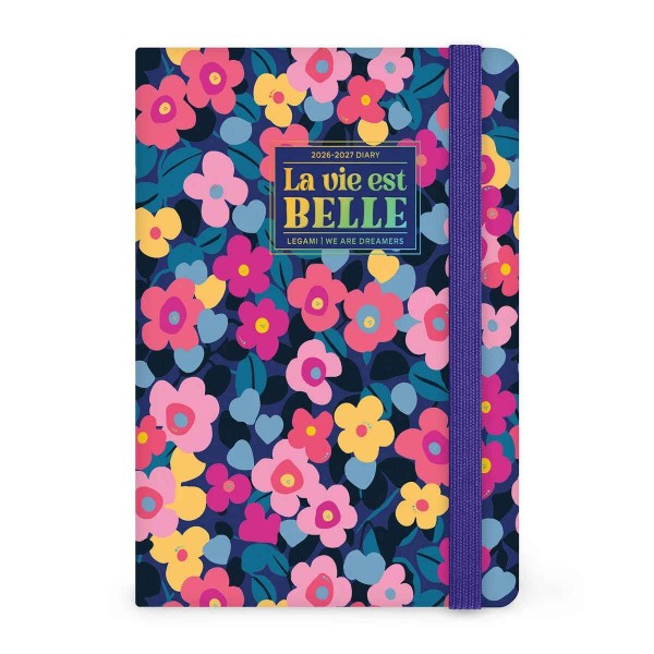 Legami 16-Month Diary 2027 - Flowers - Medium - Weekly