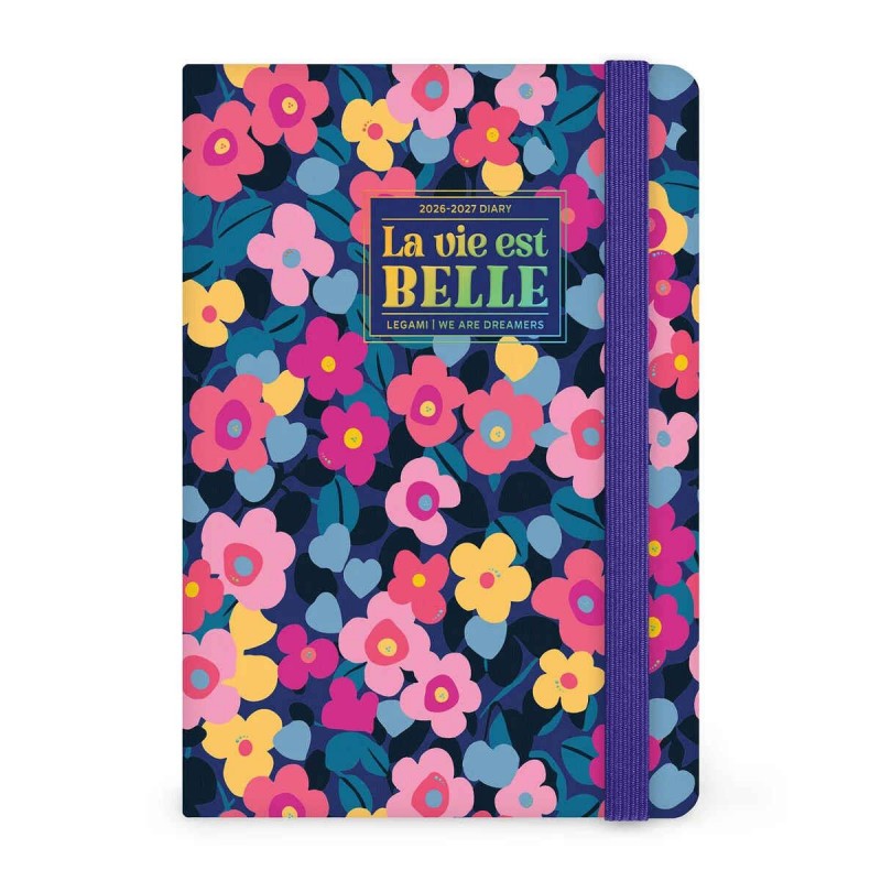 Legami 16-Month Diary 2027 - Flowers - Medium - Weekly