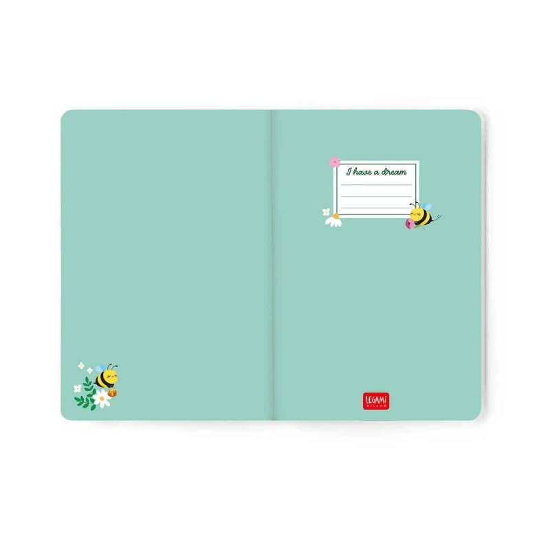 Legami 16-Month Diary 2027 - Bee - Green - Medium - Weekly