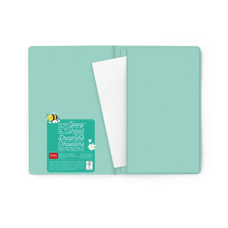 Legami 16-Month Diary 2027 - Bee - Green - Medium - Weekly