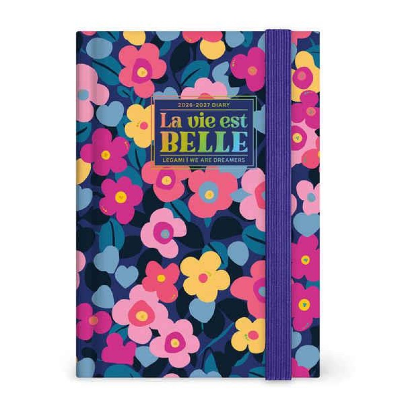 Legami 16-Month Diary 2027 - Flowers - Small - Daily