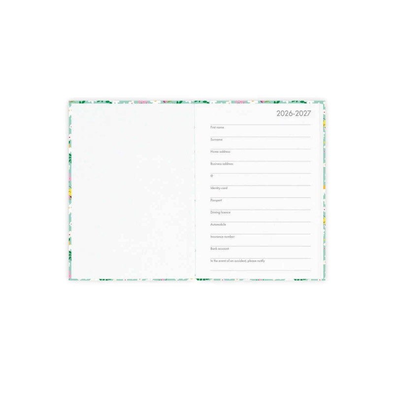 Legami 16-Month Diary 2027 - Bee - Green - Small - Daily