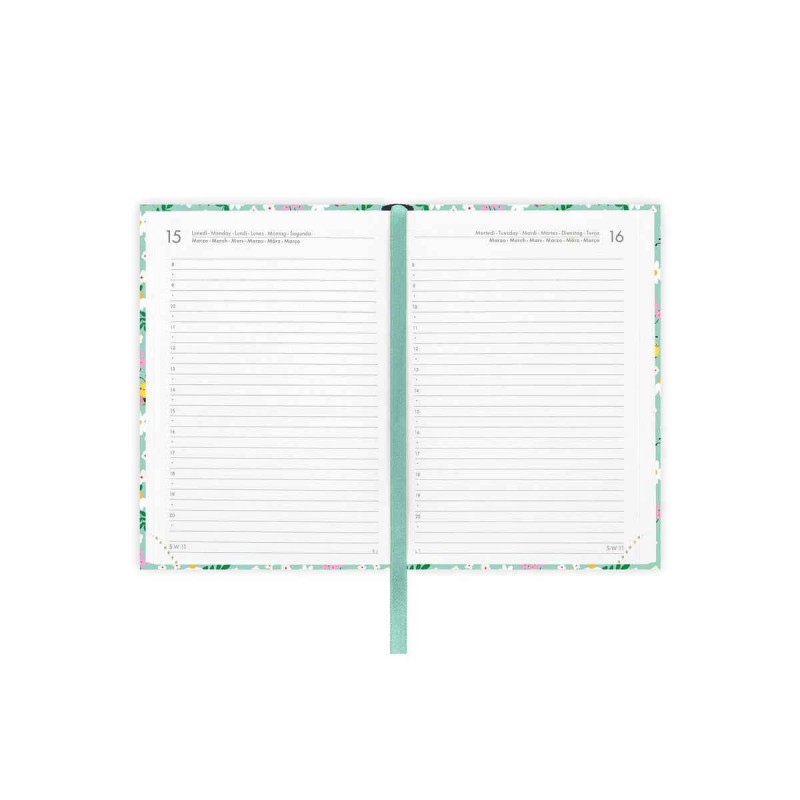 Legami 16-Month Diary 2027 - Bee - Green - Small - Daily