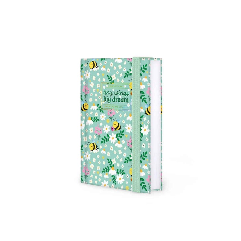 Legami 16-Month Diary 2027 - Bee - Green - Small - Daily