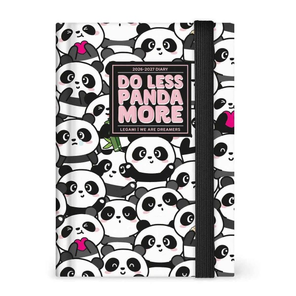 Legami 16-Month Diary 2027 - Panda - Small - Daily