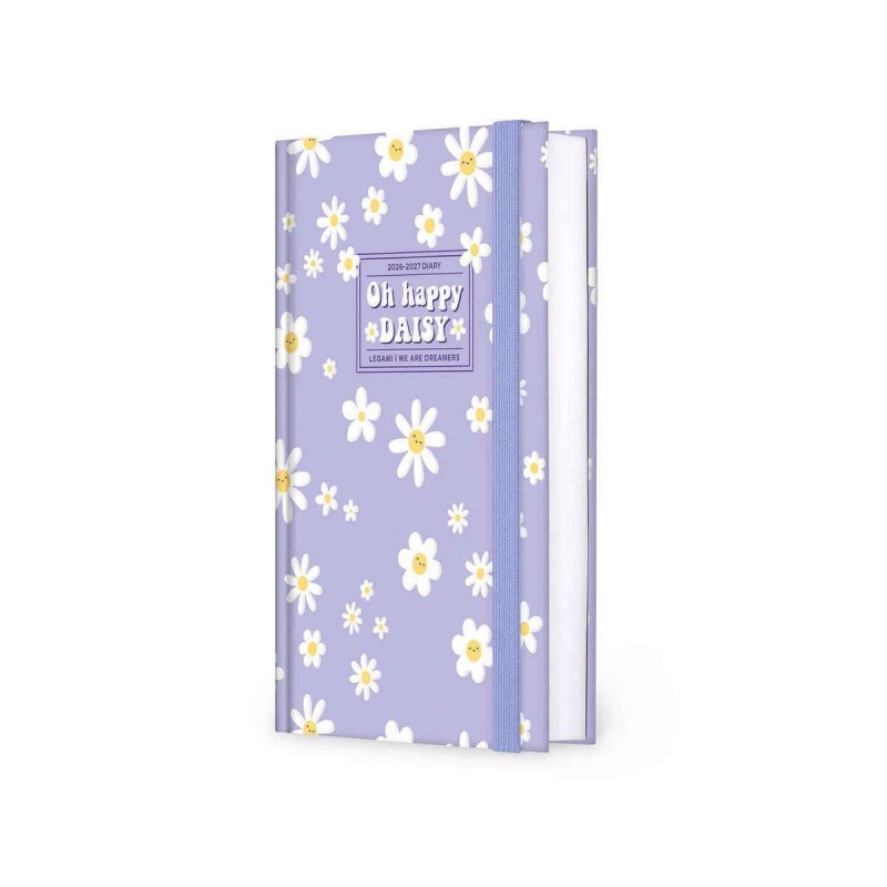 Legami 16-Month Diary 2027 - Daisy - Lilac - Medium - Daily