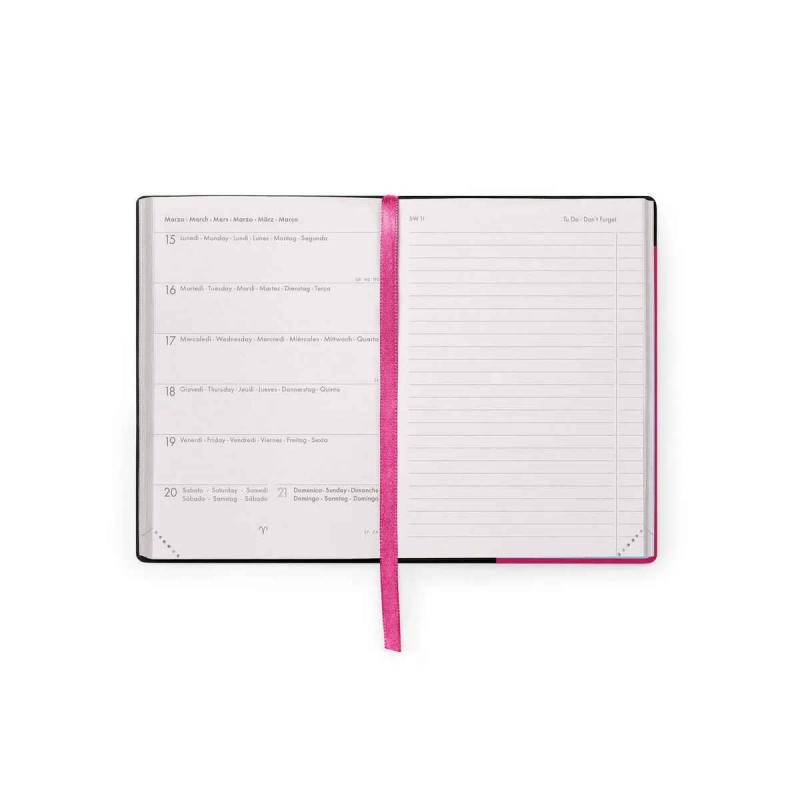 Legami 16-Month Diary 2027 - Raspberry Jam - Small - Weekly With Notebook