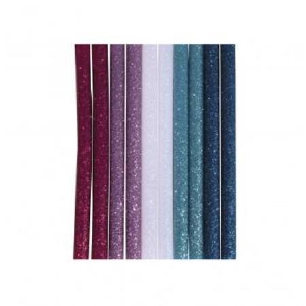 Σετ 10 Στικ Σιλικόνες Glitter 10cm 7mm Σετ 10 Στικ Σιλικόνες Glitter 10cm 7mm
