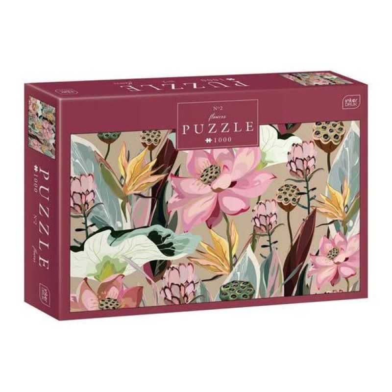 Interdruk Puzzle Flowers 1000τεμ