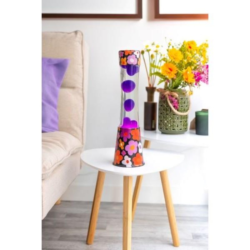 Fisura Lava Lamp Tower Vintage Flowers