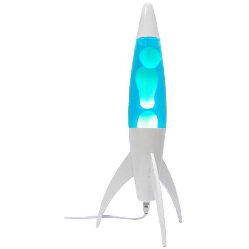 Fisura Lava Lamp Rocket Blue