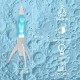 Fisura Lava Lamp Rocket Blue